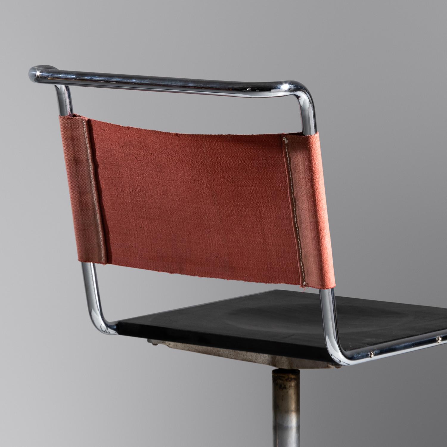 Swivel Chair, model ST16, c. 1930 Deutsche Stahlmobel (DESTA), Germany