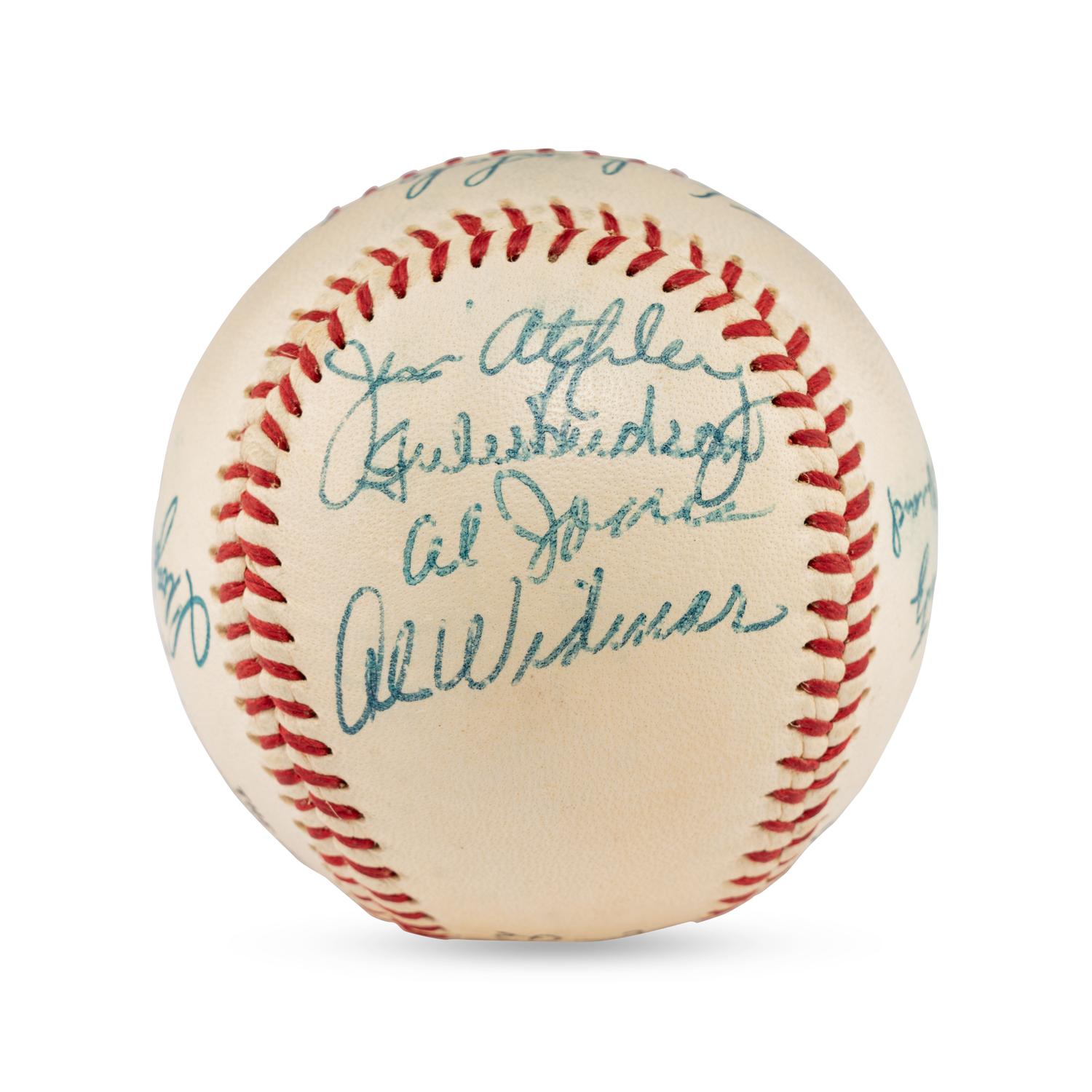 A 1955 Tulsa Oilers Team Signed Autograph Baseball