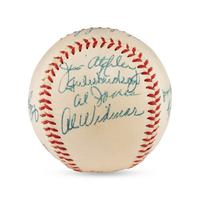 A 1955 Tulsa Oilers Team Signed Autograph Baseball