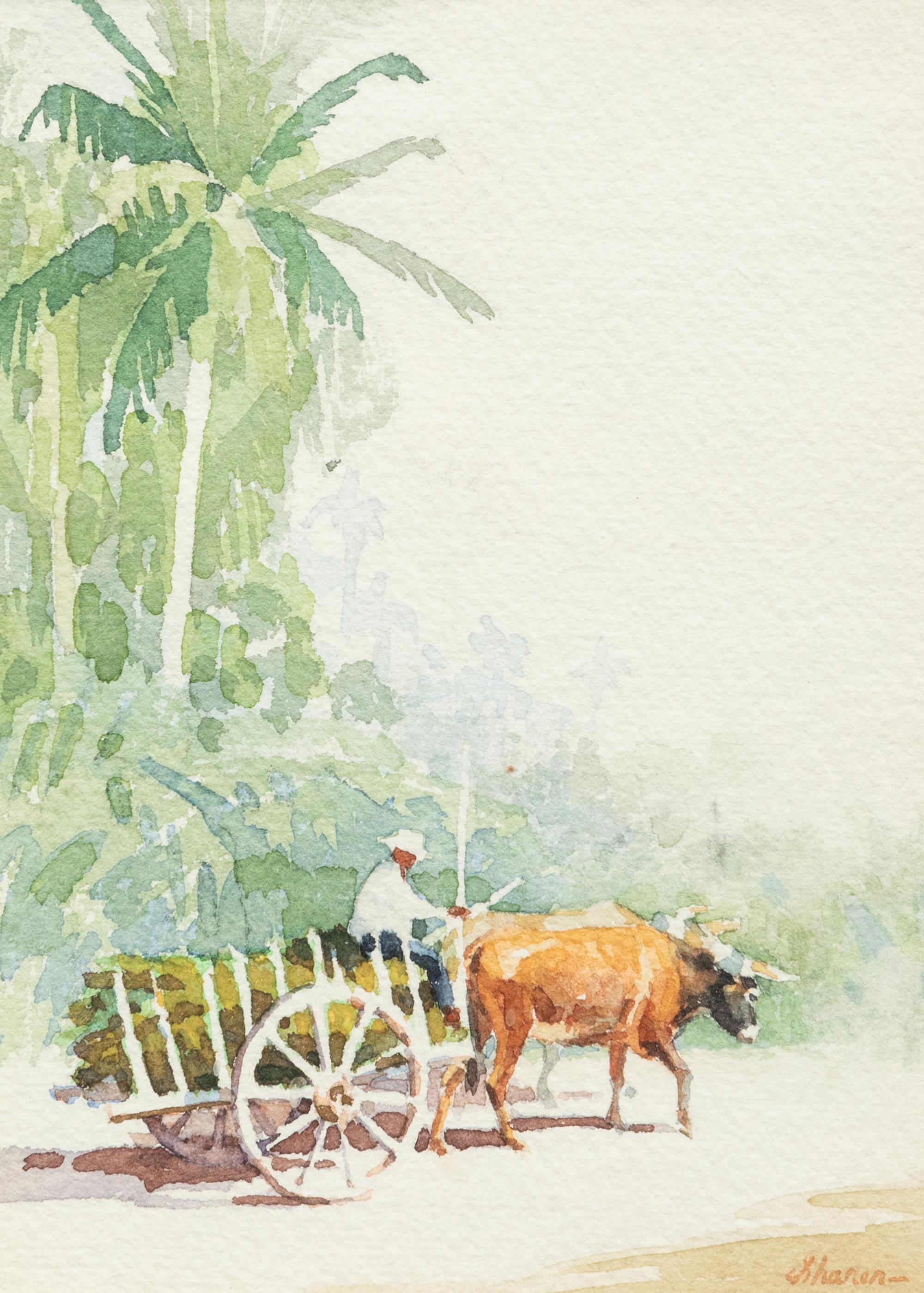 Farmer with Cart