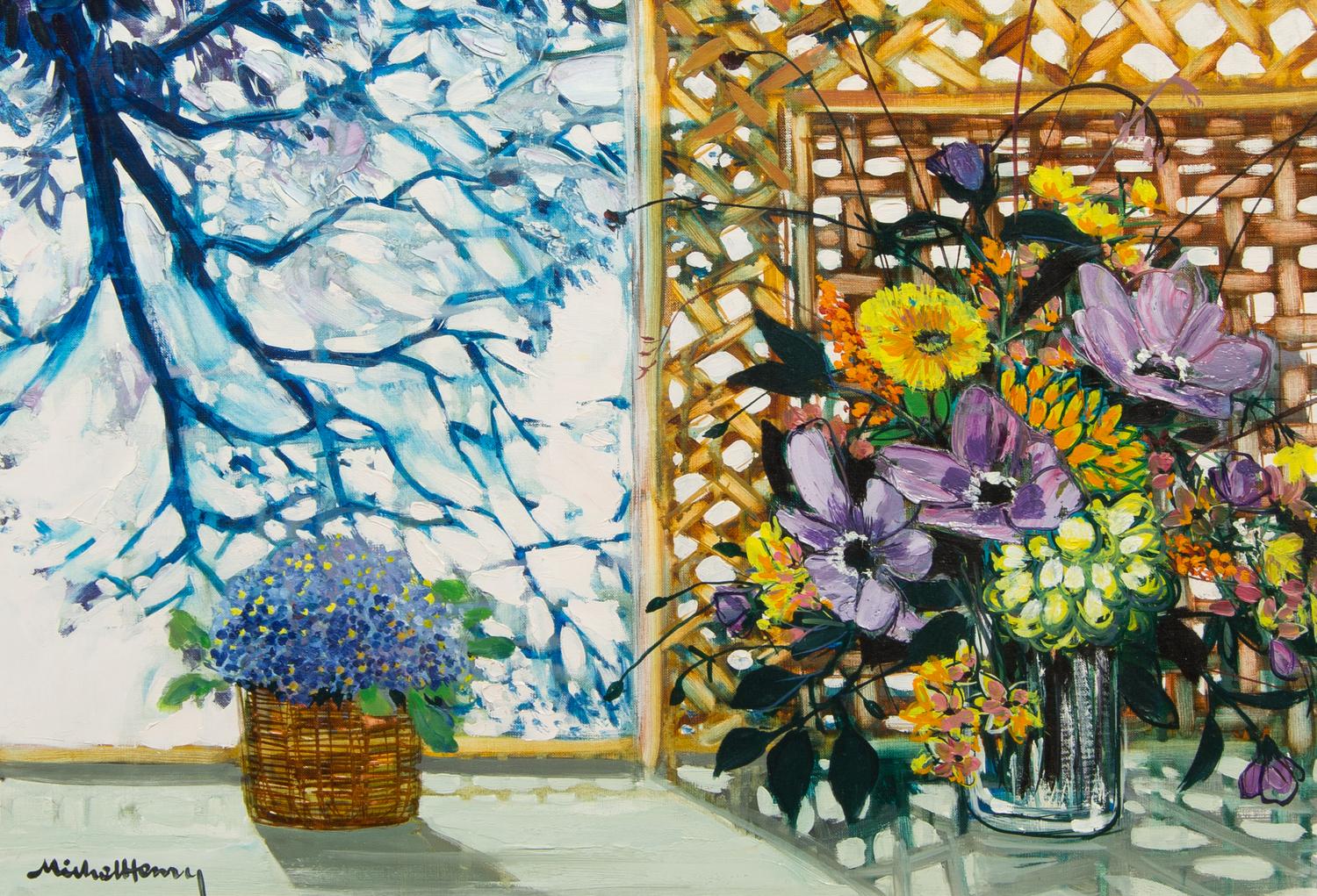 Michel-Henry, (French, b. 1928), Flowers