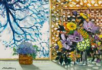 Michel-Henry, (French, b. 1928), Flowers