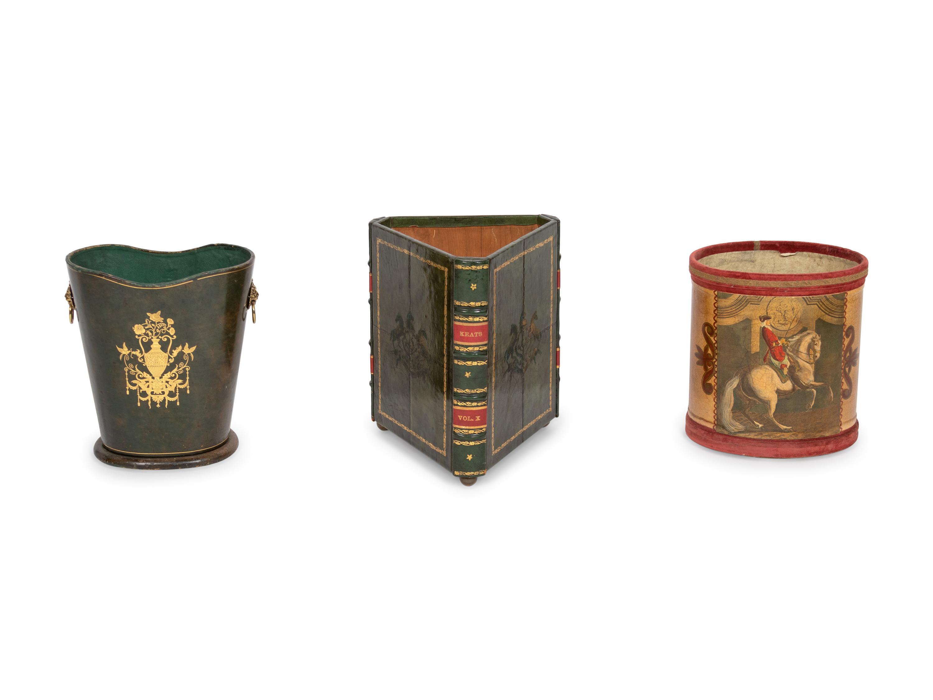 Three Waste Paper Baskets