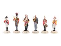 A Group of Six Michael Sutty Porcelain Figurines
