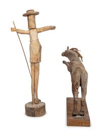 Don Quixote and Steed (two works)