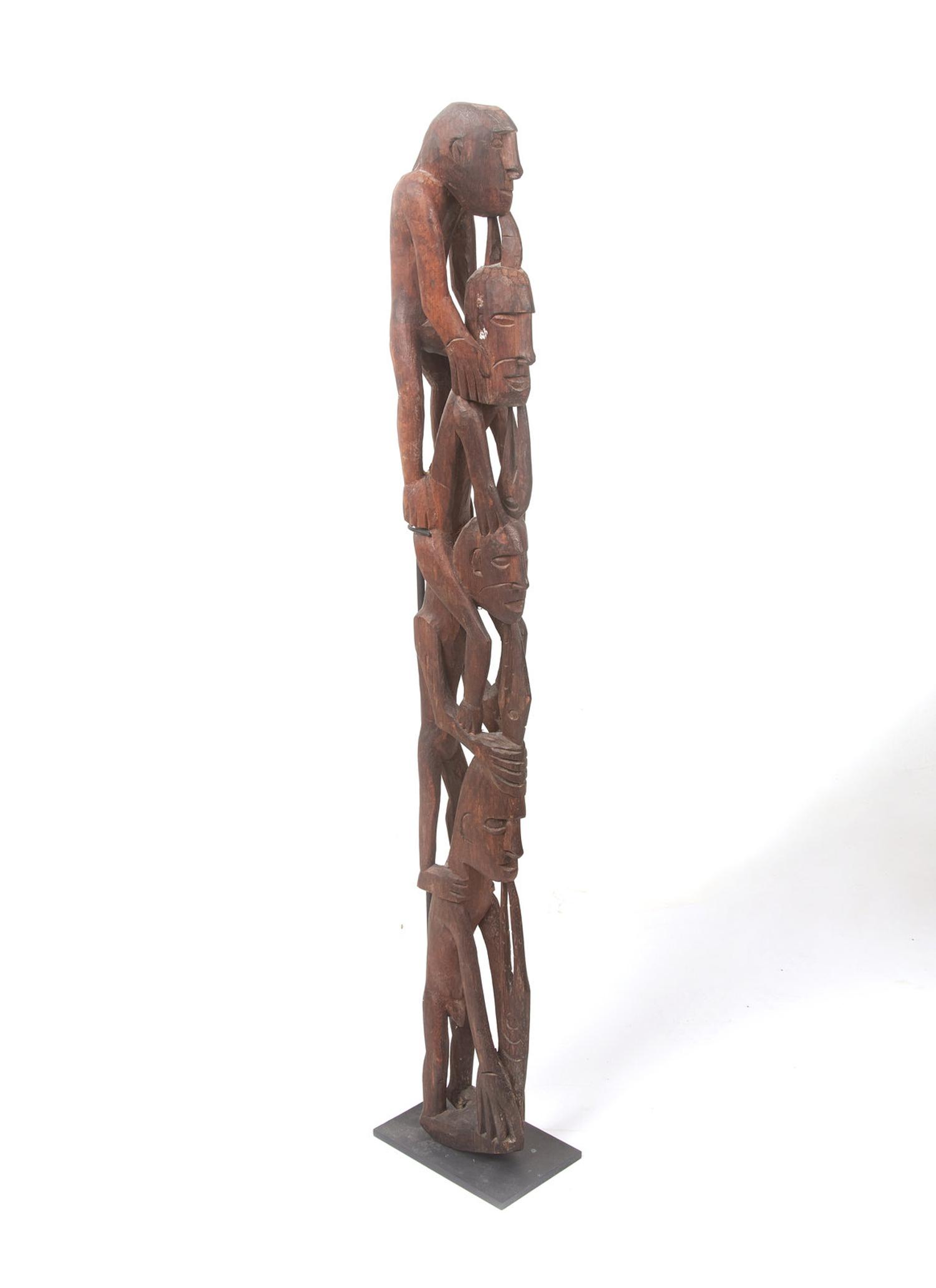 Three Asmat Figures