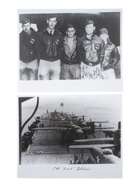 [WWII]. Signatures of 35 pilots from the Doolittle Raid, incl. General Doolittle.