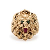 Yellow Gold Lion Ring