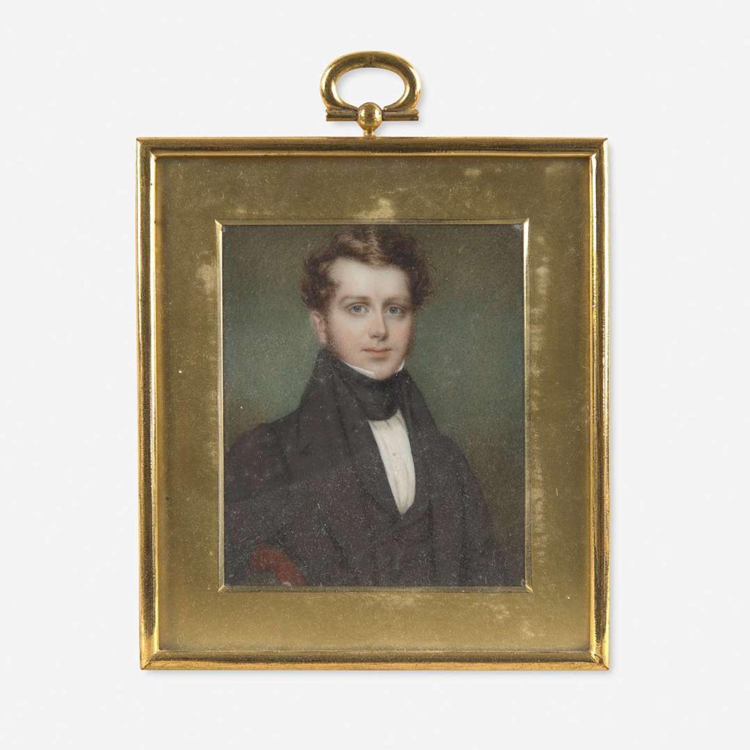 Nathaniel Rogers (1787-1844) Pair of Portrait Miniatures: Henry Lewis Pierson (1807-1893) and Helen Maria Pierson (1807-1845)