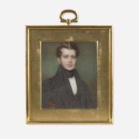 Nathaniel Rogers (1787-1844) Pair of Portrait Miniatures: Henry Lewis Pierson (1807-1893) and Helen Maria Pierson (1807-1845)