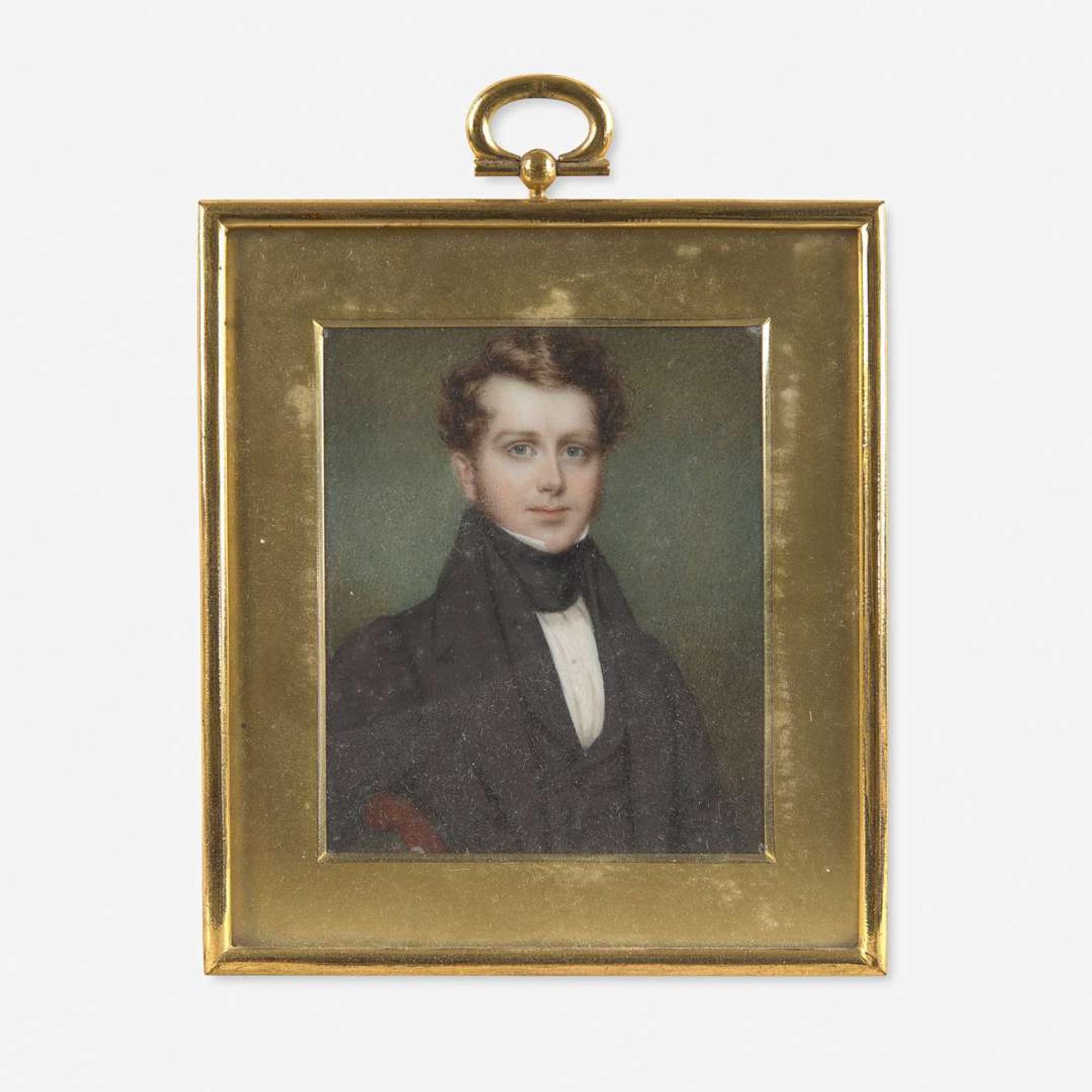 Nathaniel Rogers (1787-1844) Pair of Portrait Miniatures: Henry Lewis Pierson (1807-1893) and Helen Maria Pierson (1807-1845)