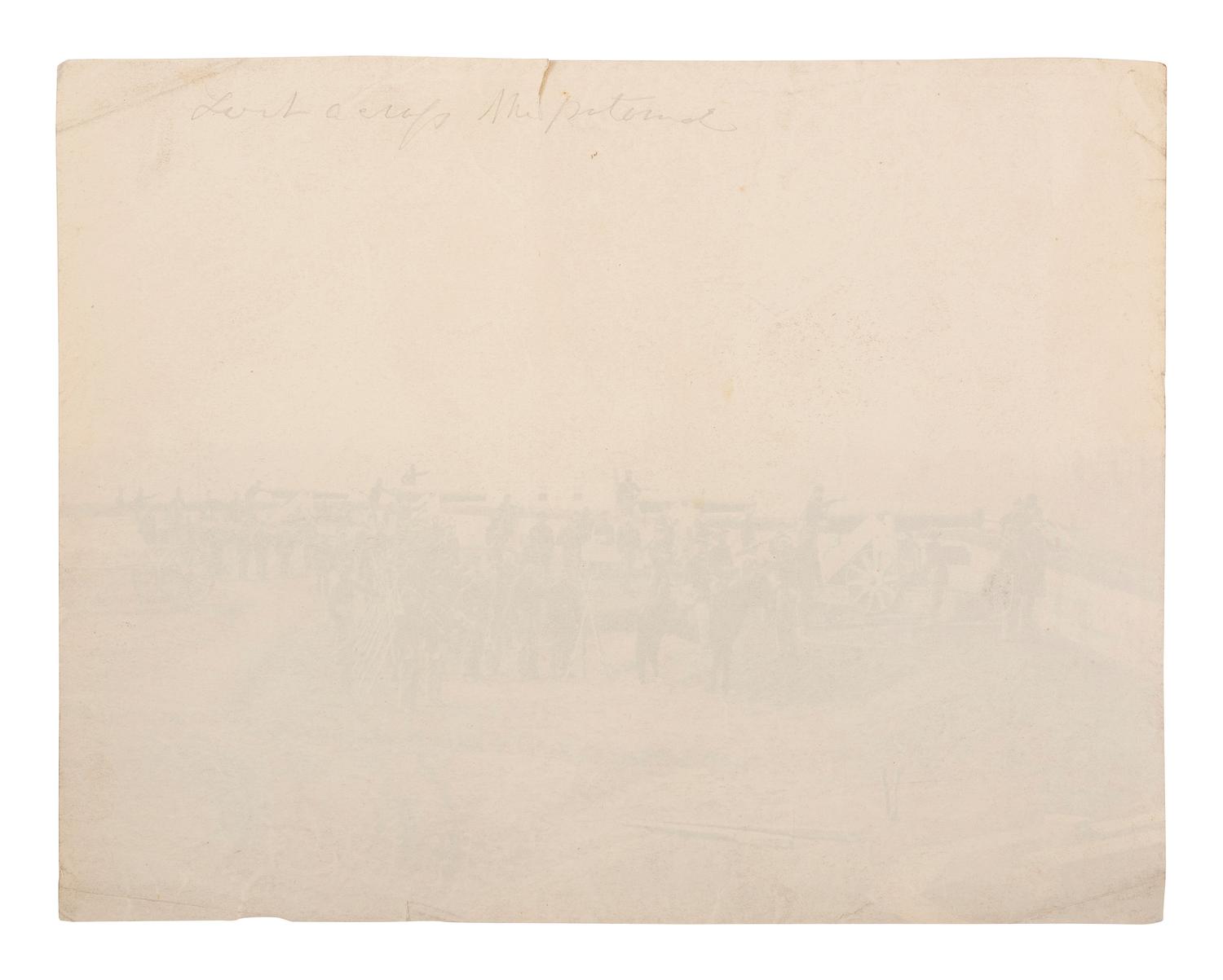 [CIVIL WAR]. [BRADY, Mathew (1822-1896), photographer]. Fort Totten, near Rock Creek Church, Washington . [Washington, DC: Brady & Co., 1862].