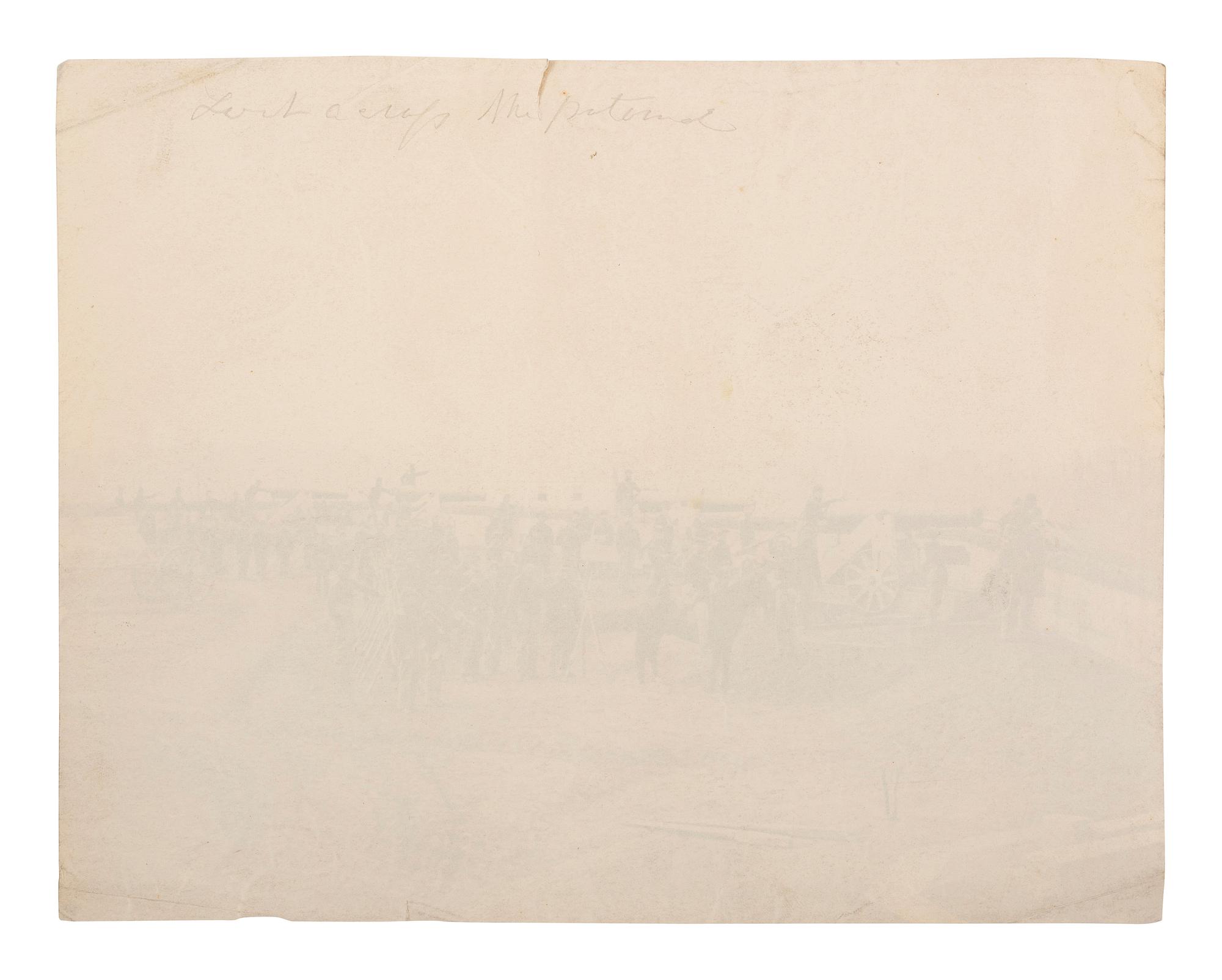 [CIVIL WAR]. [BRADY, Mathew (1822-1896), photographer]. Fort Totten, near Rock Creek Church, Washington . [Washington, DC: Brady & Co., 1862].