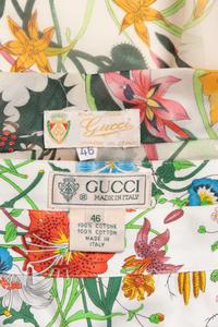 Gucci Floral Two-Piece Skirt Set, 1990-2000s