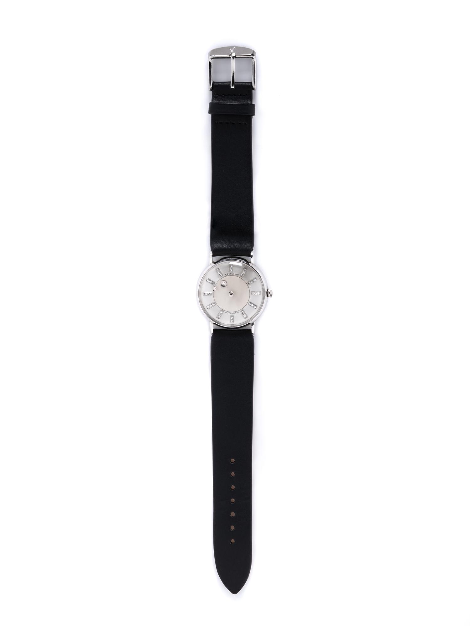 LECOULTRE, WHITE GOLD AND DIAMOND MYSTERY WATCH