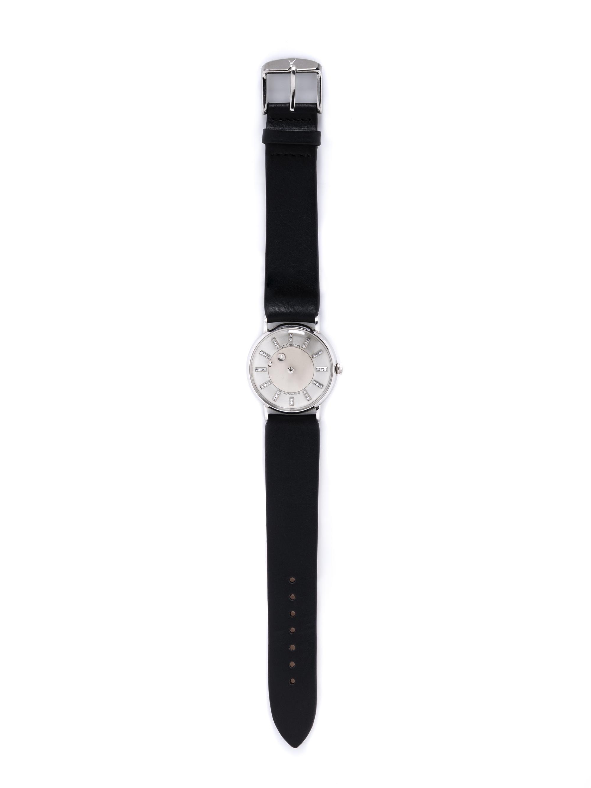 LECOULTRE, WHITE GOLD AND DIAMOND MYSTERY WATCH