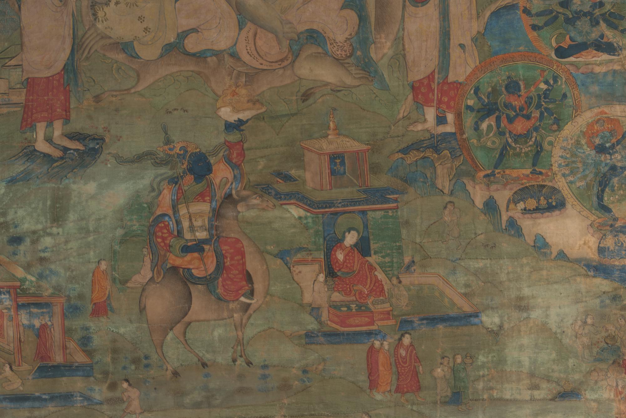 A Tibetan Thangka Depicting Saddha