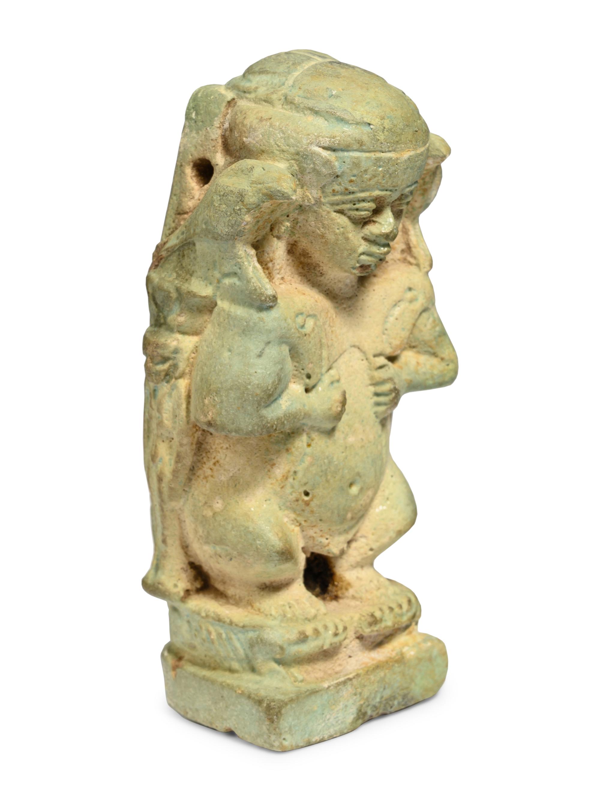 An Egyptian Faience Pataikos