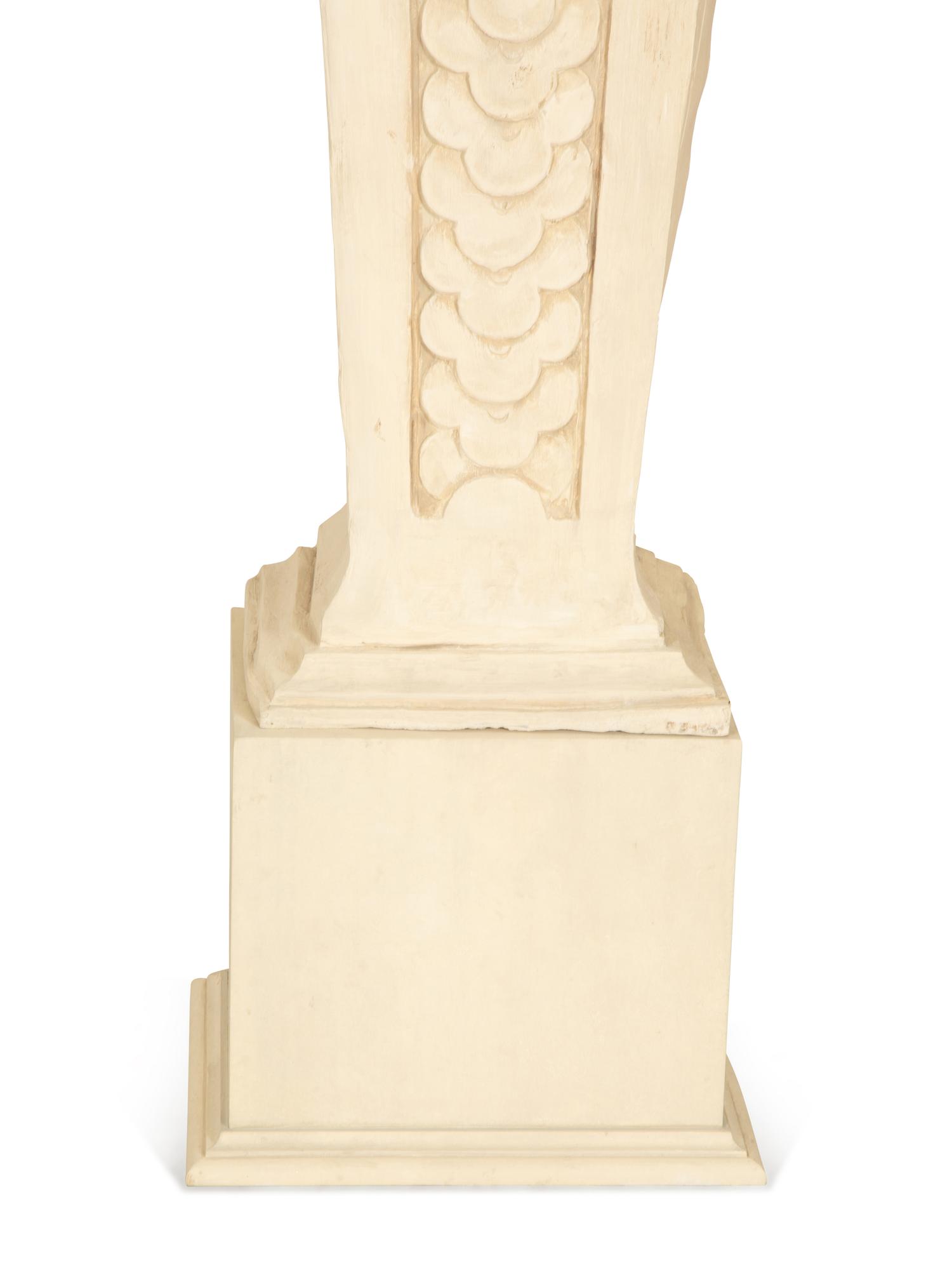 A Monumental Pair of Cast Resin Greek Sentries — 20th Century