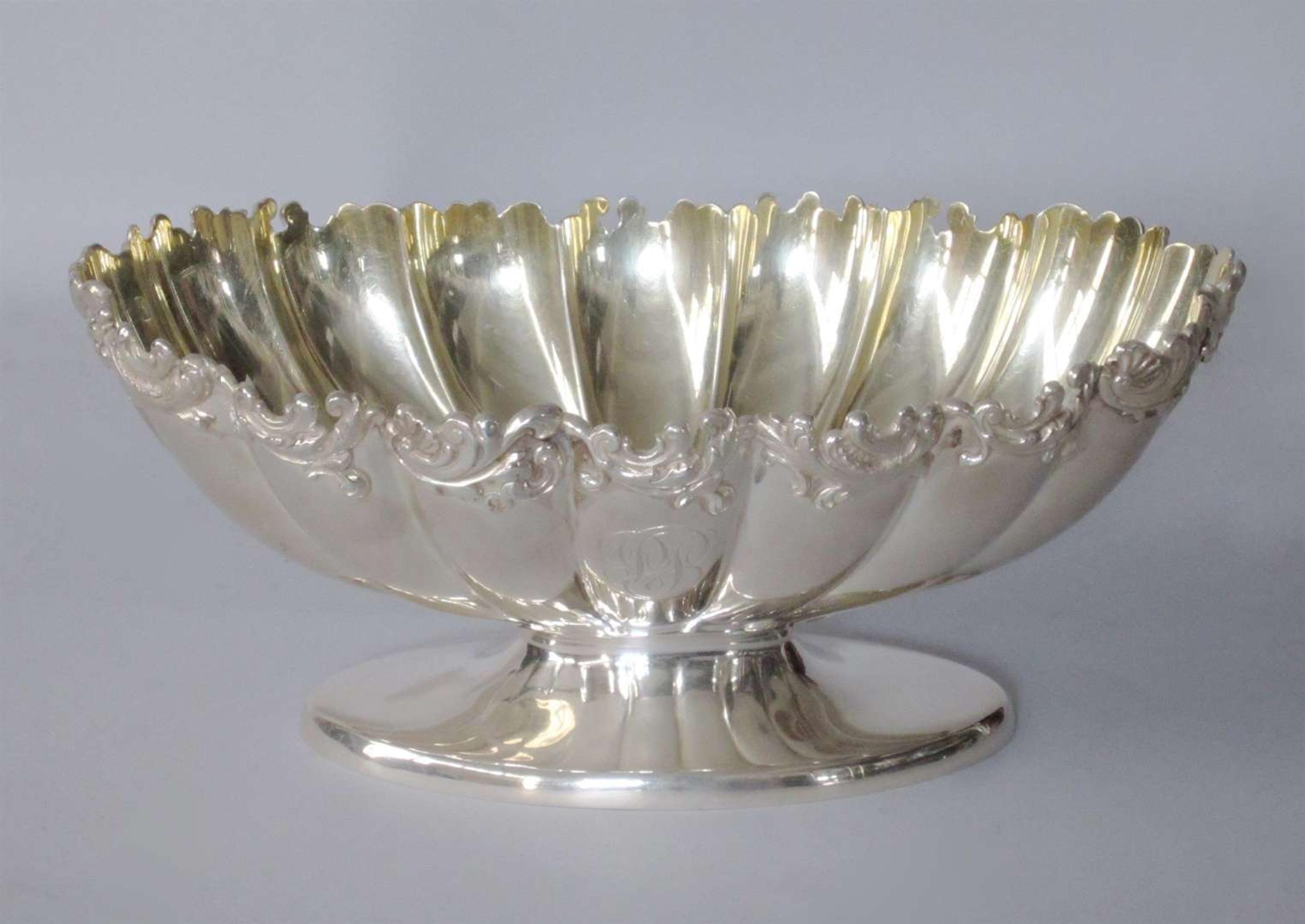 Sterling silver footed bowl gorham corporation, providence, ri, 20th century
