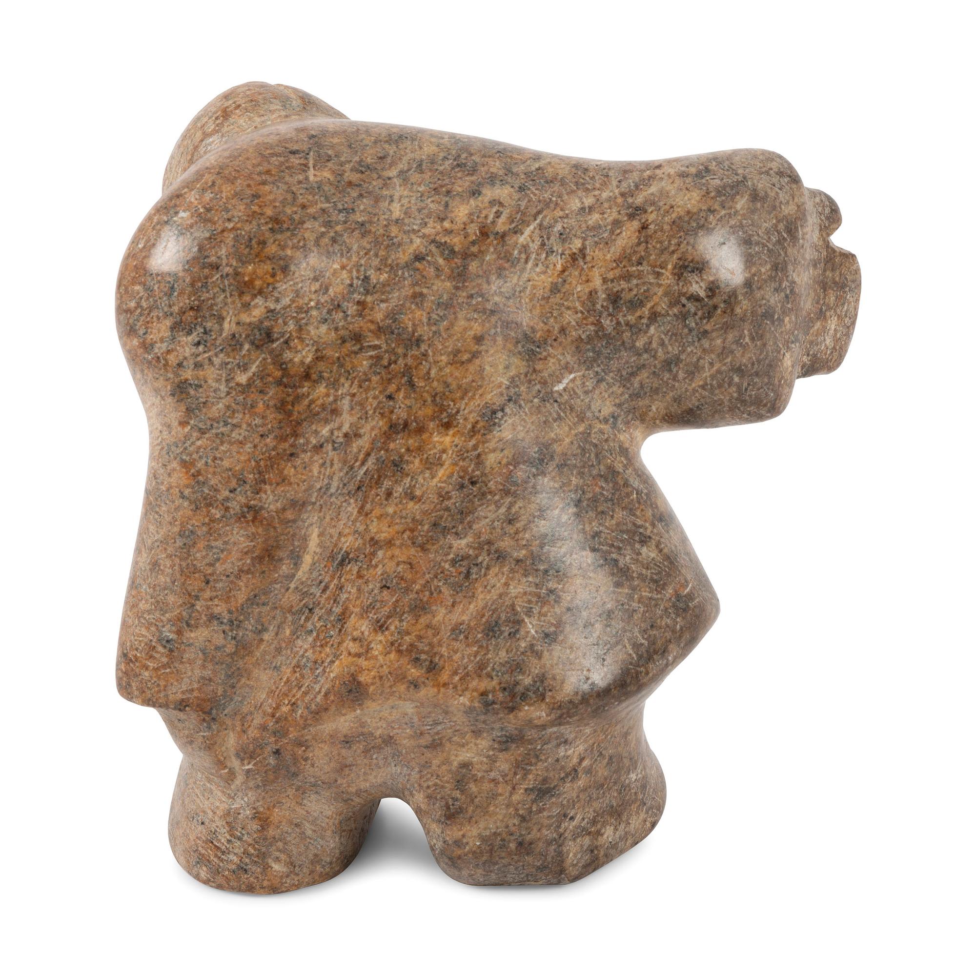Inuit Figural Soapstone Sculpture