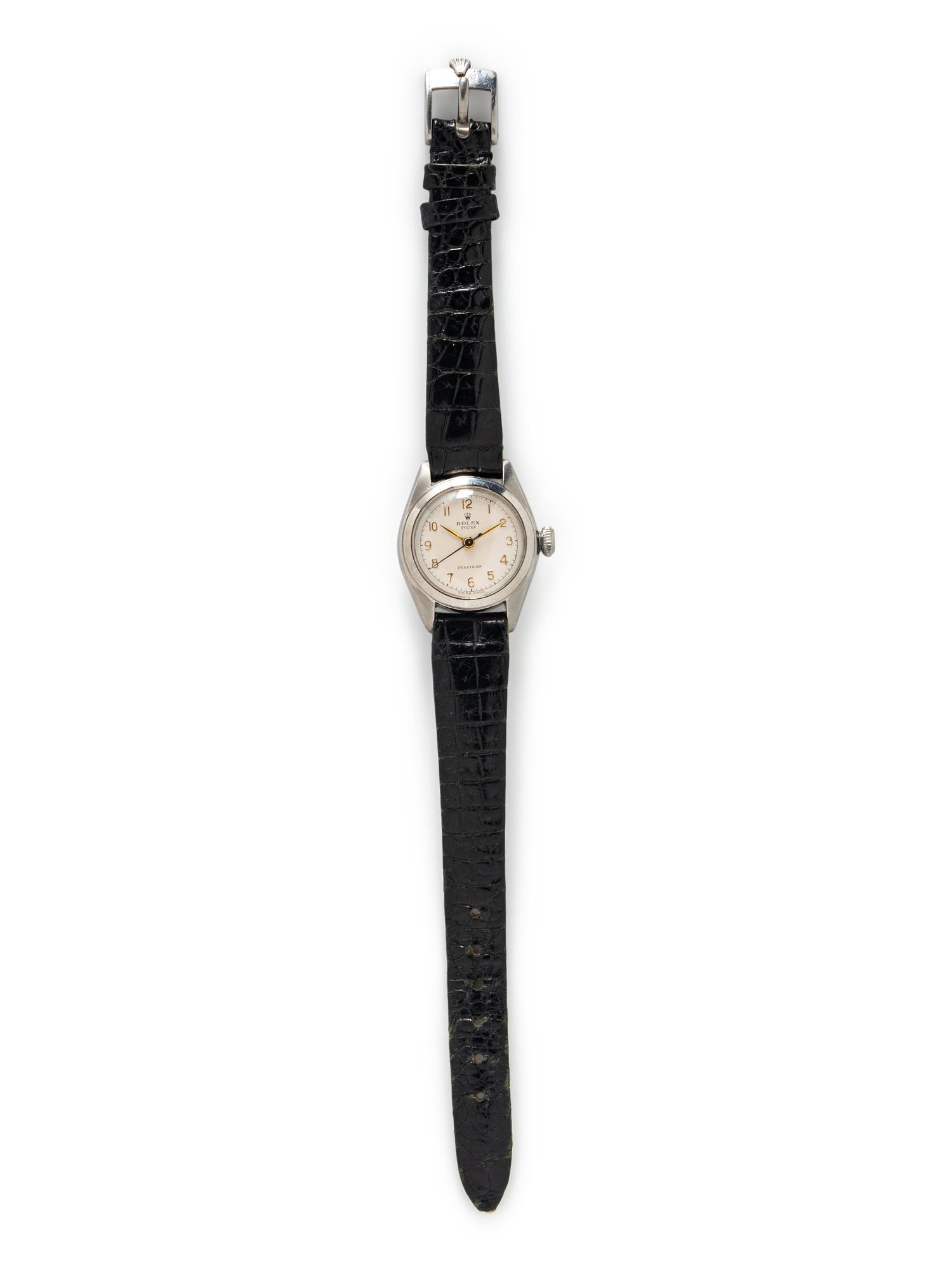 ROLEX, REF. 5004 STAINLESS STEEL 'OYSTER PRECISION' WATCH