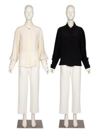 Two Chanel Tops: One Black, One White, 2010s