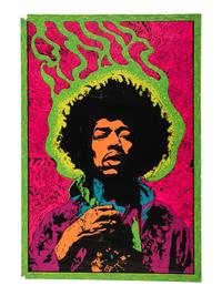 [MUSIC - JIMI HENDRIX]. ROBERTS, Joe, Jr. "The Experienced." Los Angeles, CA: R.S.C., Cocorico Graphics, ca 1960s.