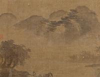Eleven Loose Album Leaves Depicting Figures and Landscape