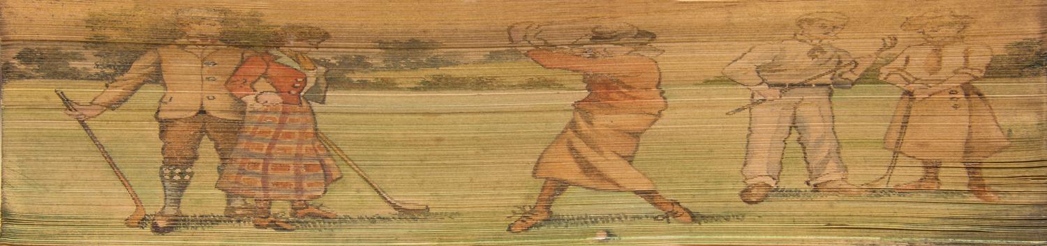 [FORE-EDGE PAINTINGS]. A group of fore-edge paintings, comprising: