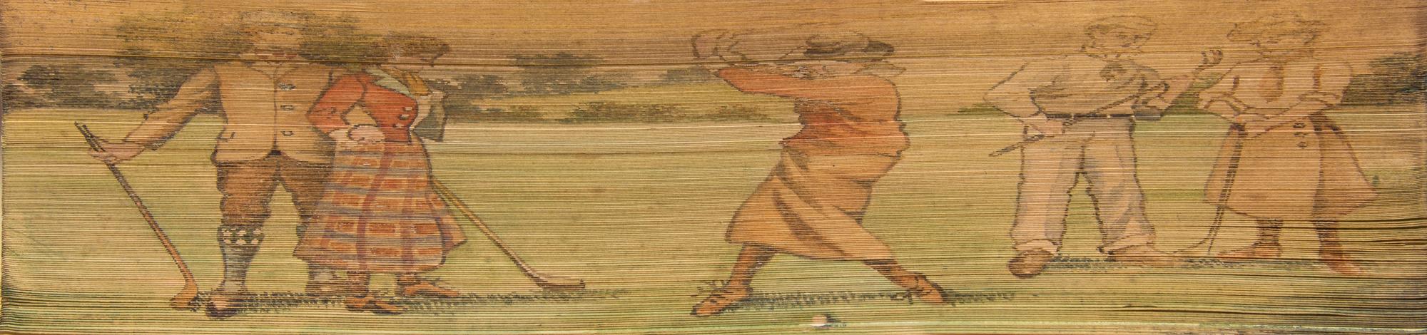 [FORE-EDGE PAINTINGS]. A group of fore-edge paintings, comprising: