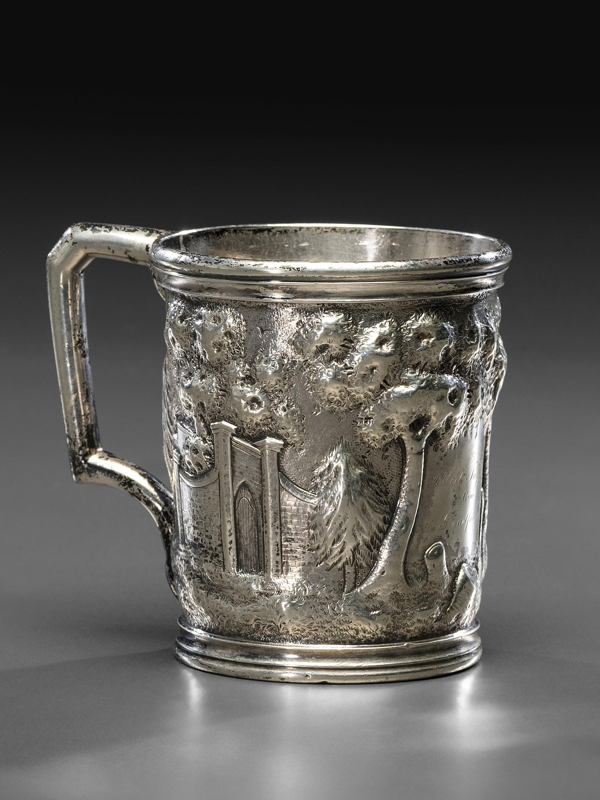 A Rare American Silver Mug