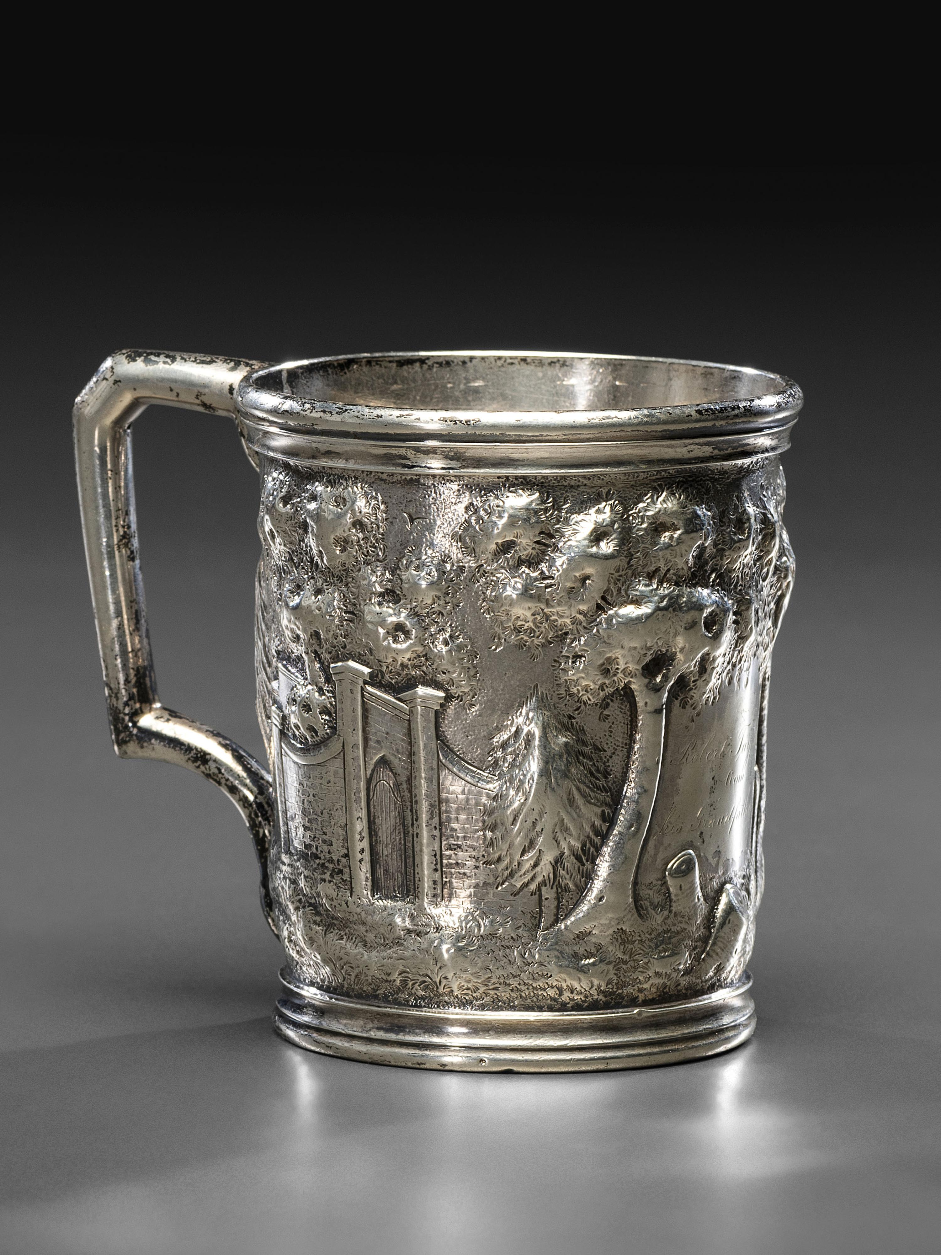 A Rare American Silver Mug