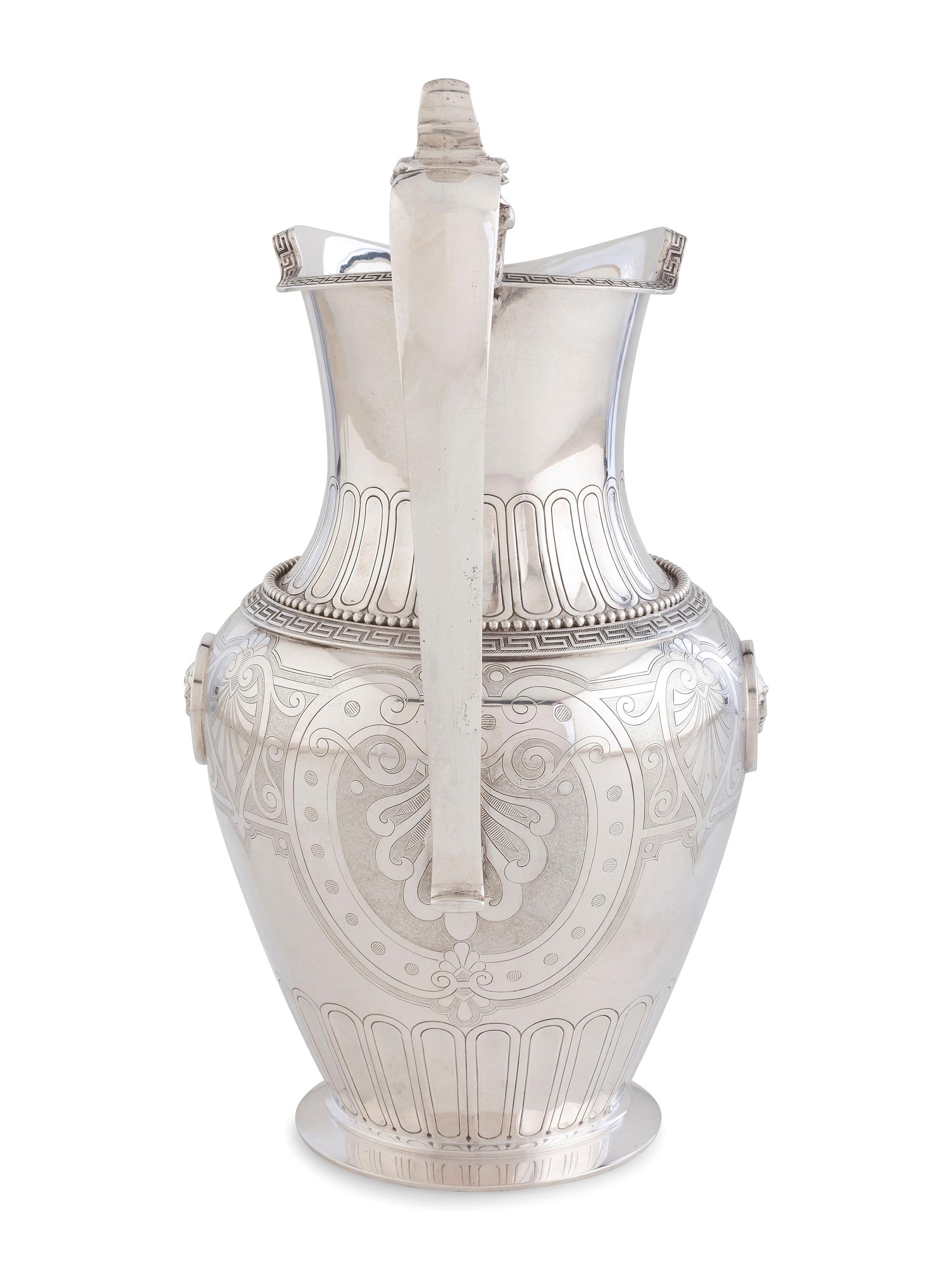 An American Silver Presentation Pitcher