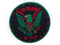 [CIVIL RIGHTS]. In Black We Trust . Large embroidered vernacular patch.
