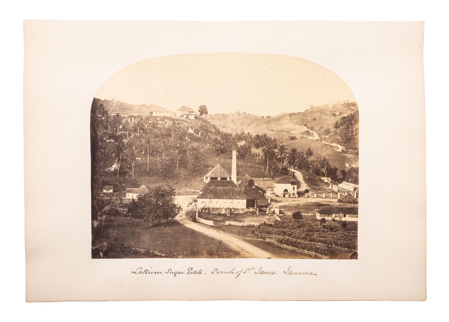 [EARLY PHOTOGRAPHY] -- [JAMAICA & UNITED STATES]. A group of 26 albumen photographs, some featuring Black subjects, incl. troops drilling in Kingston.