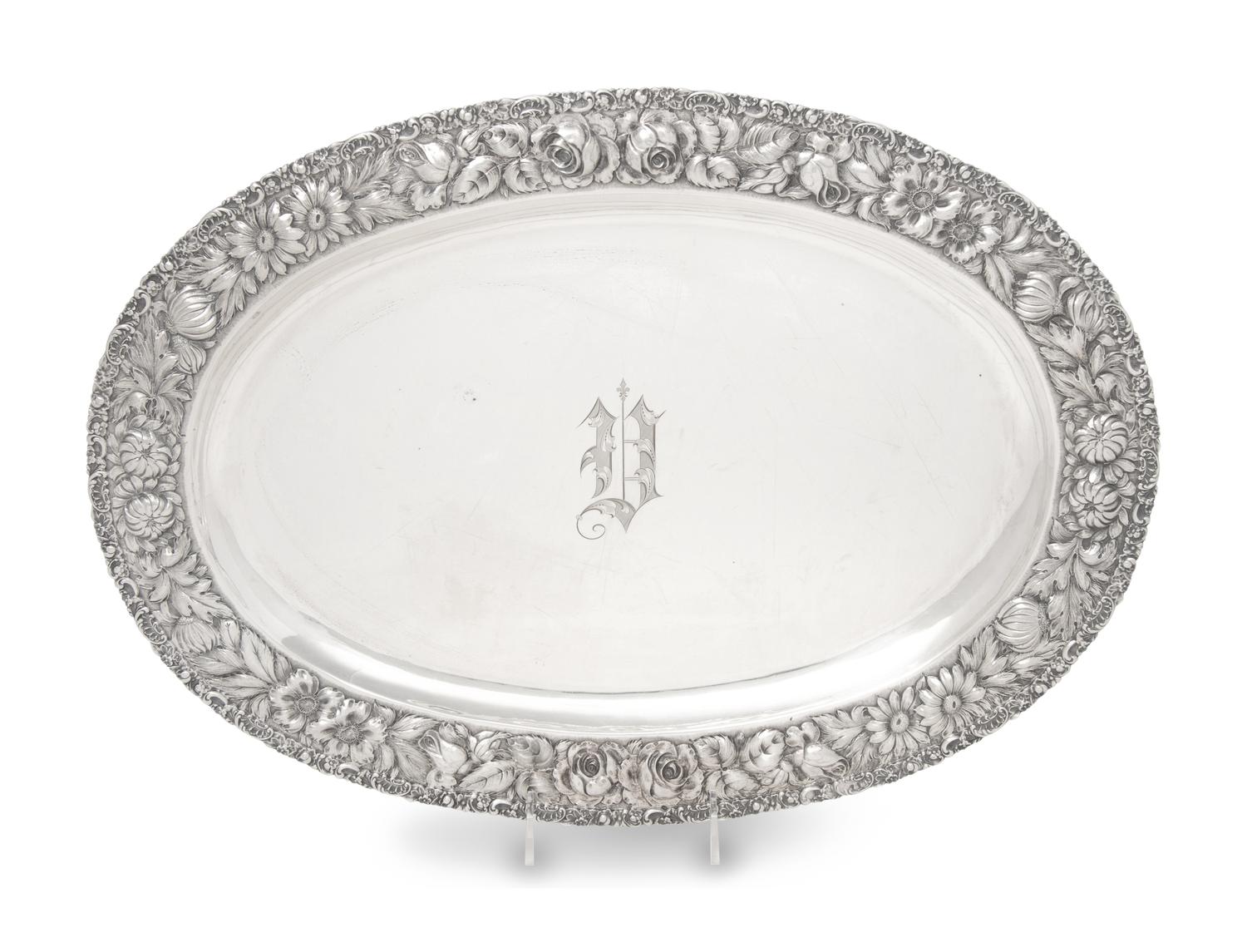 An American Silver Serving Dish