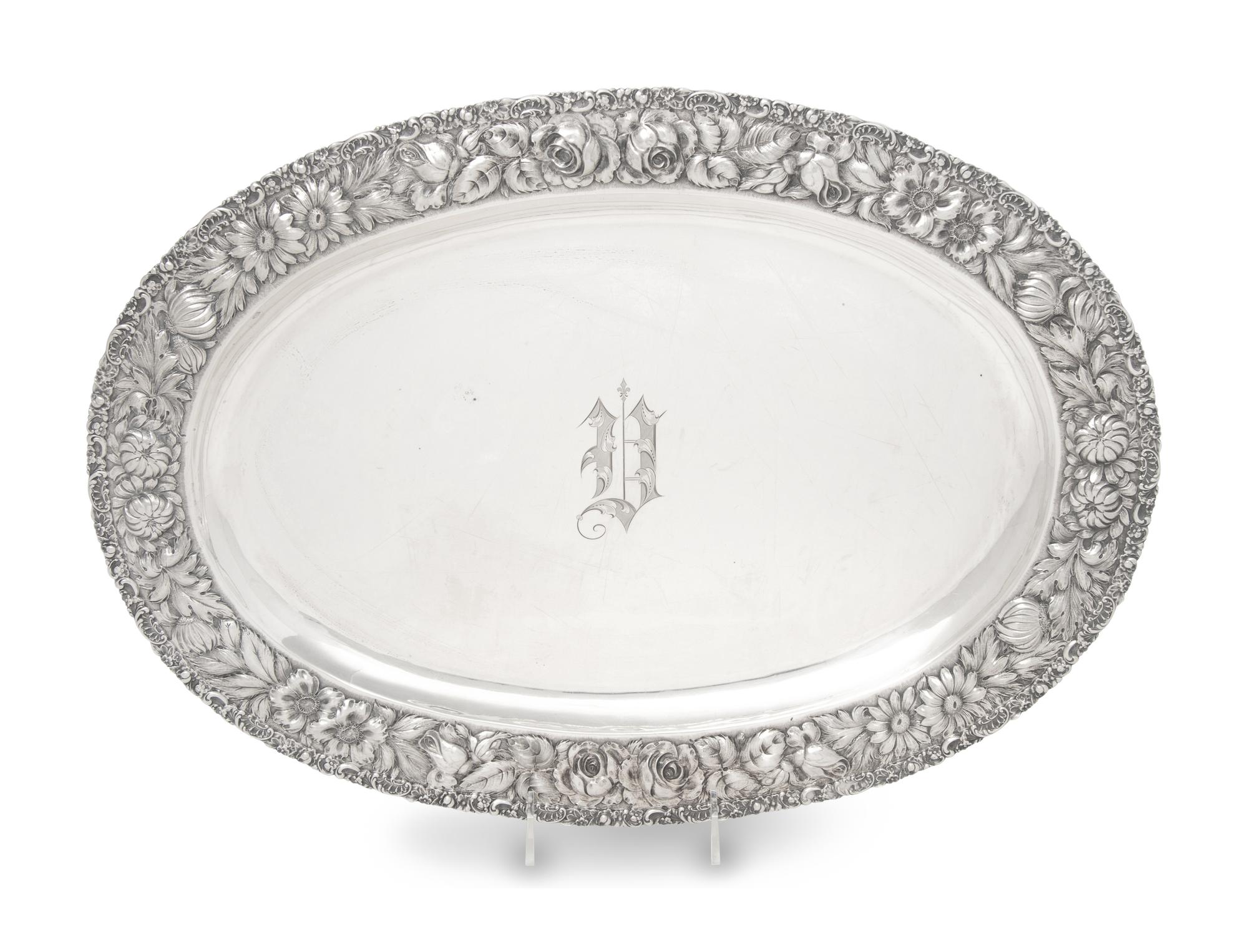 An American Silver Serving Dish