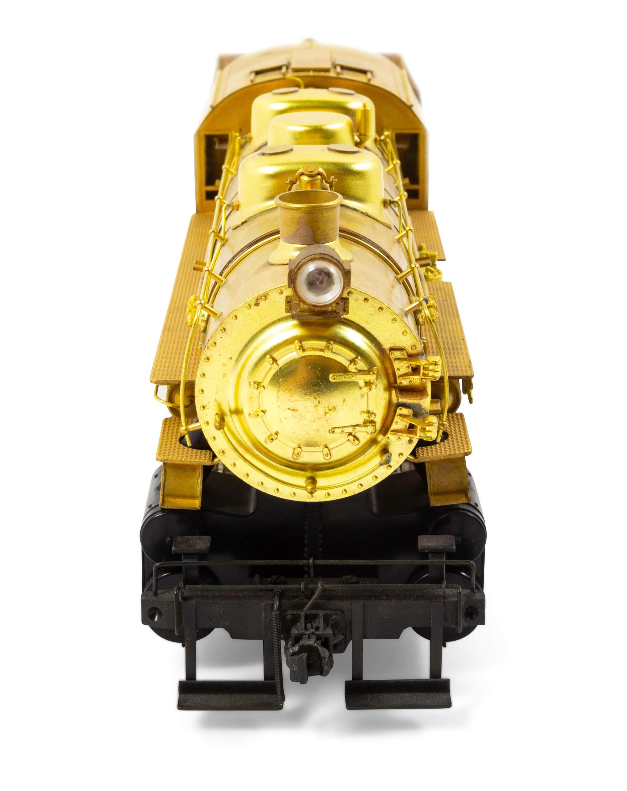 A KTM Brass O-Gauge 0-8-0 Locomotive and Tender
