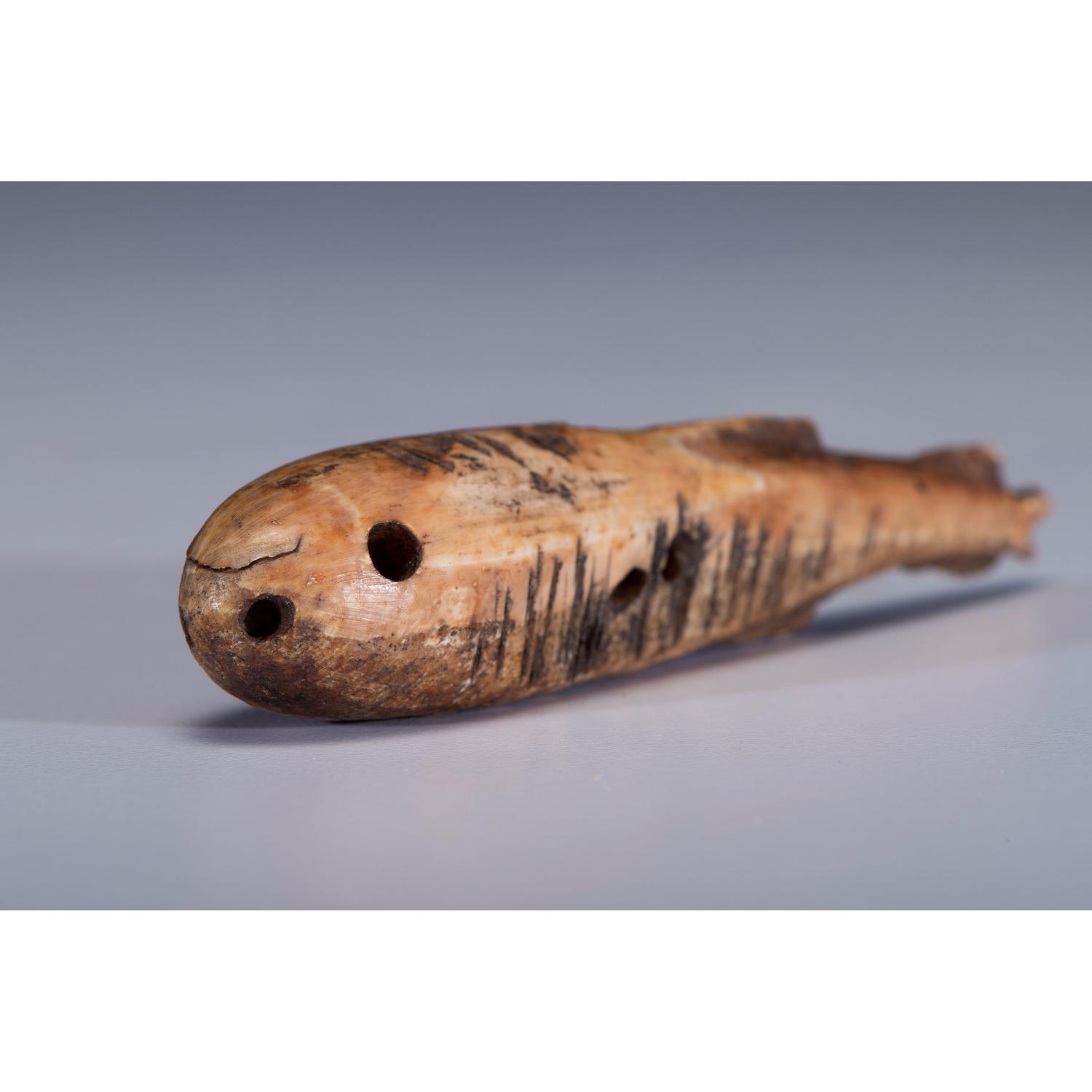 Iñupiat Carved Walrus Ivory Fishing Lures and Seal Plug
