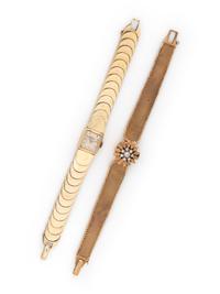 COLLECTION OF 14K YELLOW GOLD WRISTWATCHES