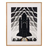 Roger Brown (American, 1941-1997) — Cathedrals of Space , 1983