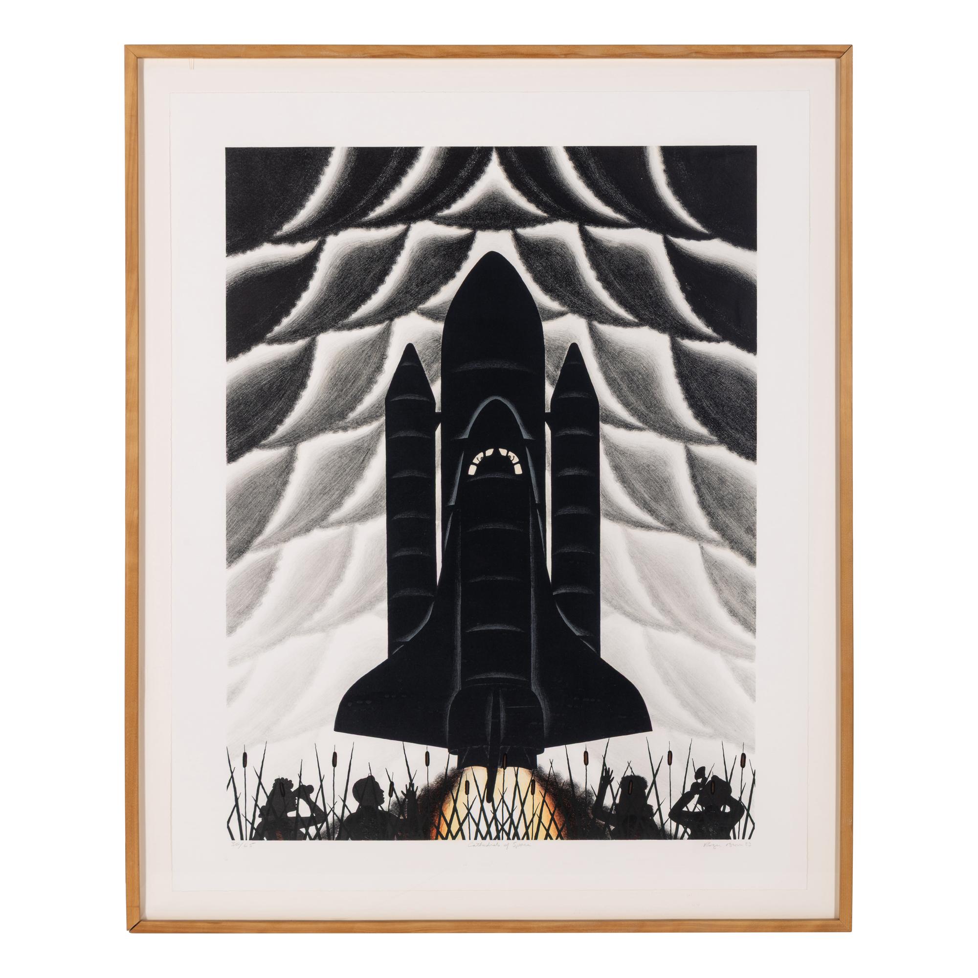 Roger Brown (American, 1941-1997) — Cathedrals of Space , 1983