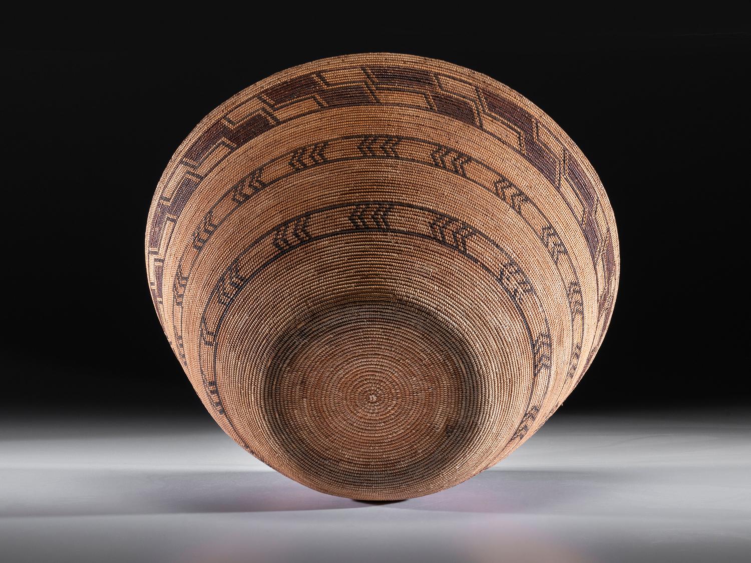 Yokut Polychrome Storage Basket