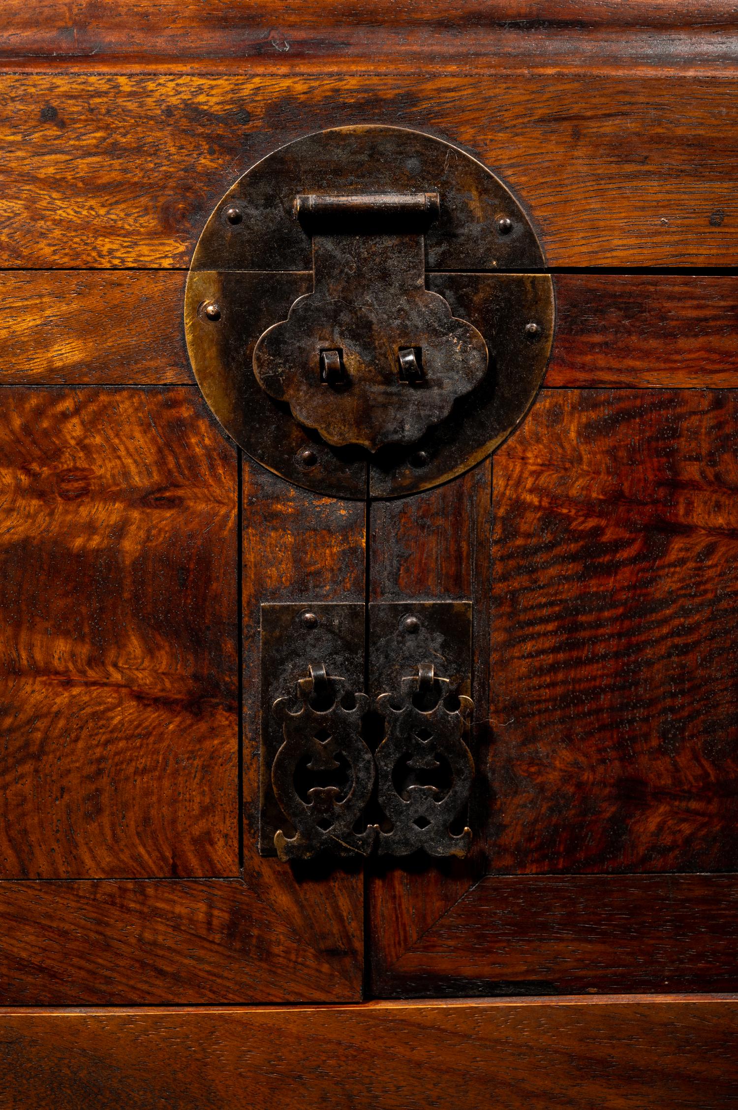 A Huanghuali Seal Chest, Guanpixiang