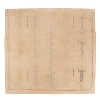 Navajo Muslin Memory Aid, From the Shootingway