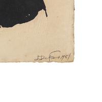 Jay DeFeo (American, 1929-1989) — Untitled (Cat), 1951