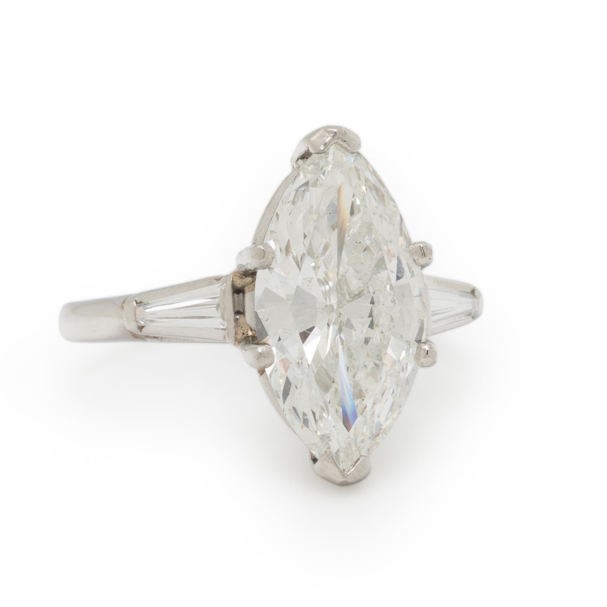 Laser-Drilled Diamond and Platinum Ring