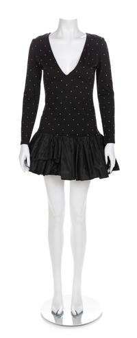 Lanvin Black Knit Dress, 1980s