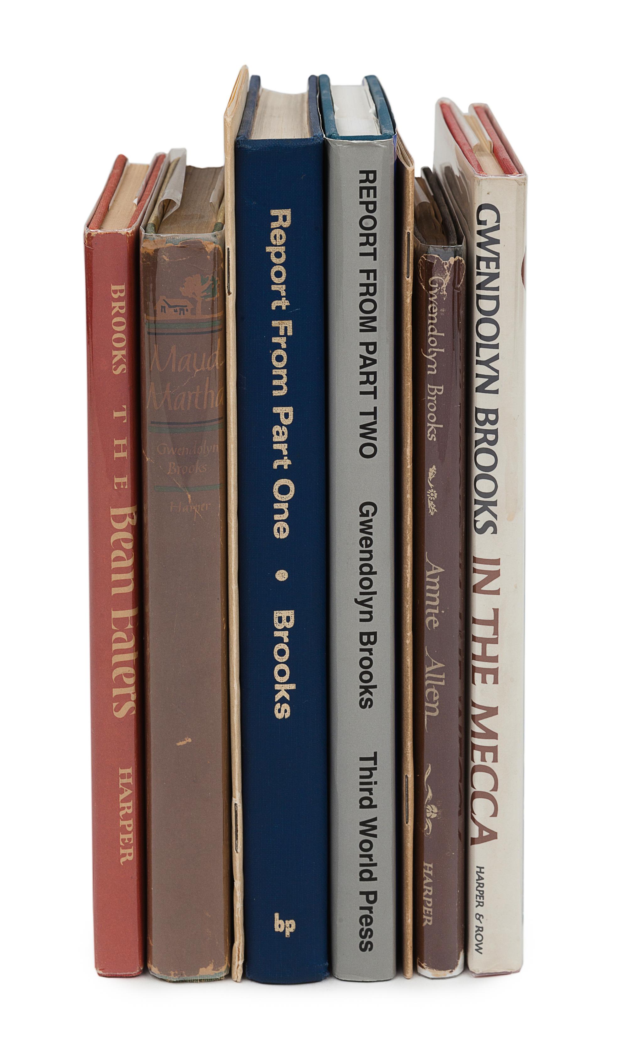 BROOKS, Gwendolyn (1917-2000). A group of 8 works, comprising: